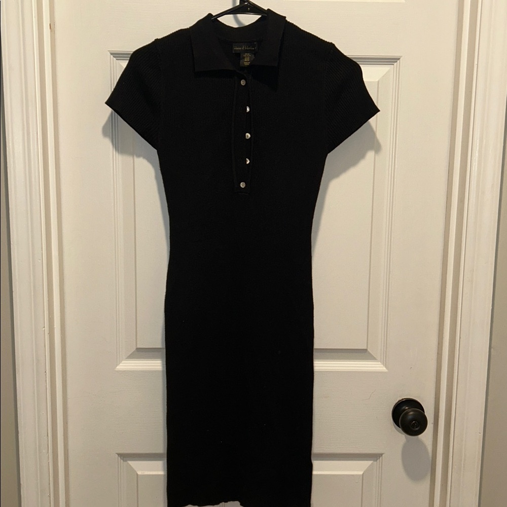 House of Harlow 1960 Black Midi Dress